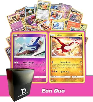Eon Duo TCG Random Assortment Bundle || Eon Duo + 6 Holographic Cards + 6 High HP Cards + Dan123yal Deck Box