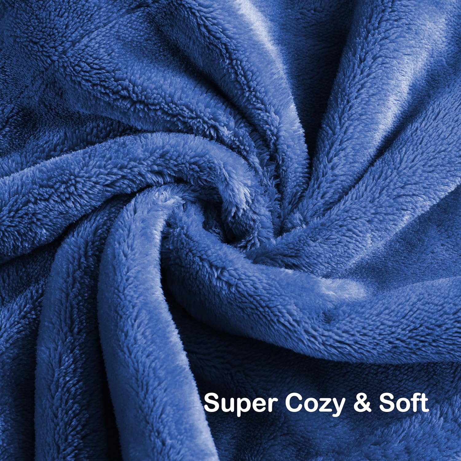 Electric Heated Blanket Queen Size 84"×90" Dual Control, 5 Heating Settings & 10Hs Auto Off, Overheat Protect, Energy Efficient, for Sofa & Bed, Machine Washable, Denim Blue - Image 6