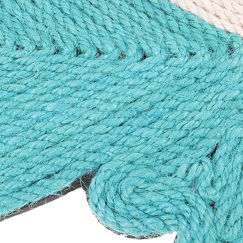 Miniatura 7 de POPETPOP Kitten Toys - Alfombrilla para rascar el suelo de la escobilla de suelo, alfombrilla para interiores, juego de interior y gato