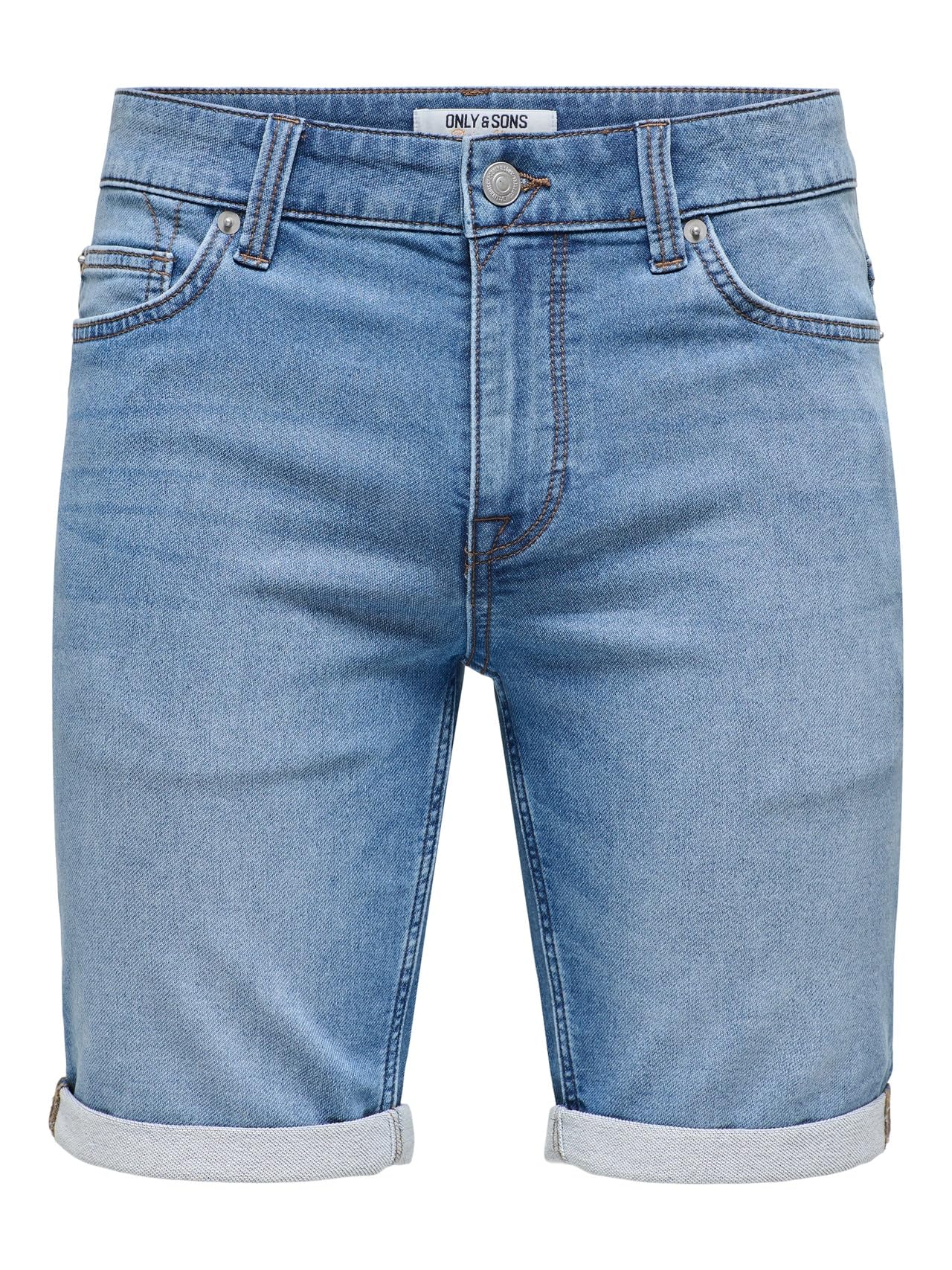only & sons Men's ONSPLY Life Jog Shorts PK 8584 NOOS, Blue Denim, XL-picture-18