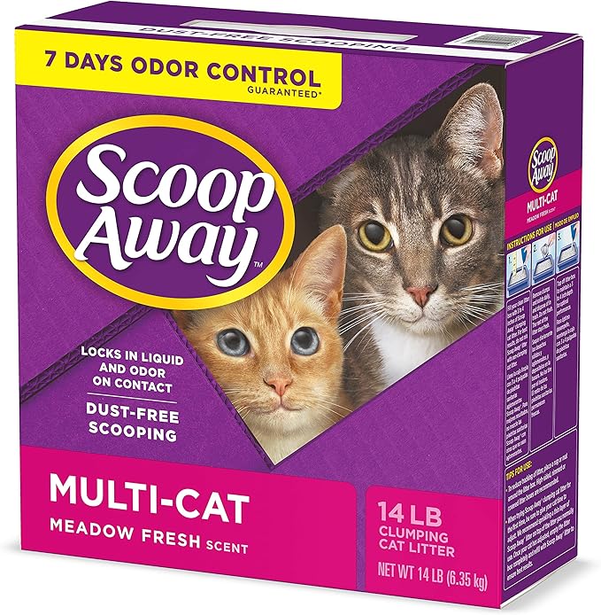 Scoop Away MultiCat, Scented Litter 14 lb Pet Litter
