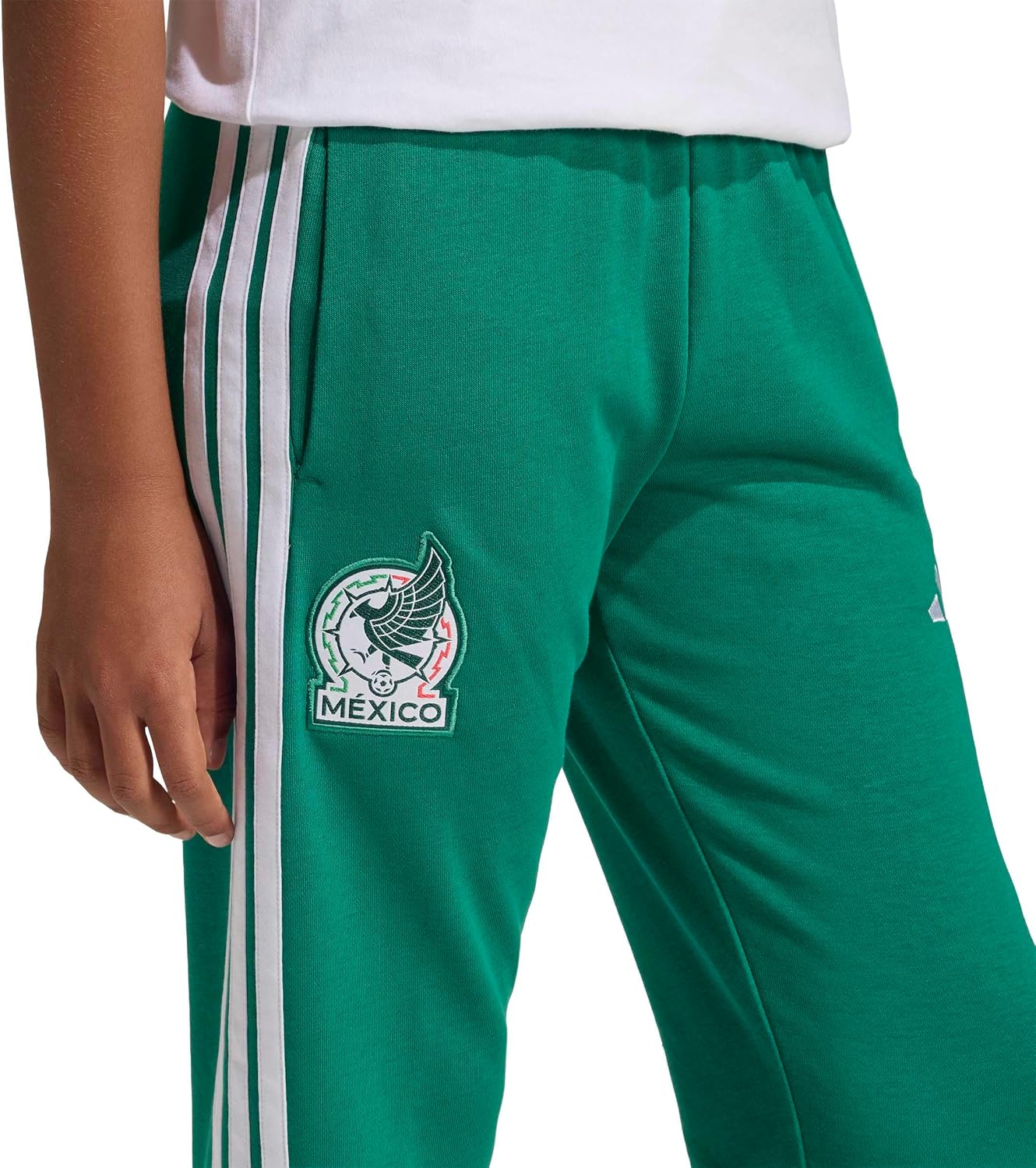 adidas Girls FMF Mexico Alphaskin Pants - Image 5
