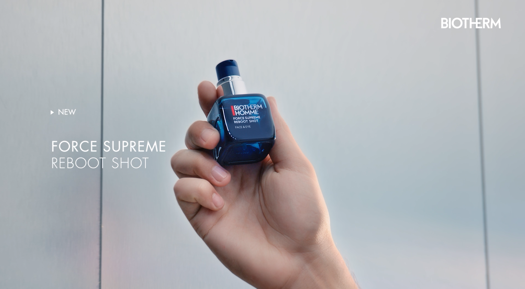 Biotherm Force Supreme Reboot Shot, Revitalize Men's Skin, A High Concentration 12% Vitamin C, Face And Eye Serum That Targets Fine Lines, Dullness, And Enlarged Pores, 1 Fl. Oz.
