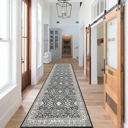 HY HAO YUN LAI Alfombras Antideslizantes para Pasillos, Alfombra de Pasillo de Cocina Larga Ultra Suave Lavable, que No se Desprende, Alfombras de