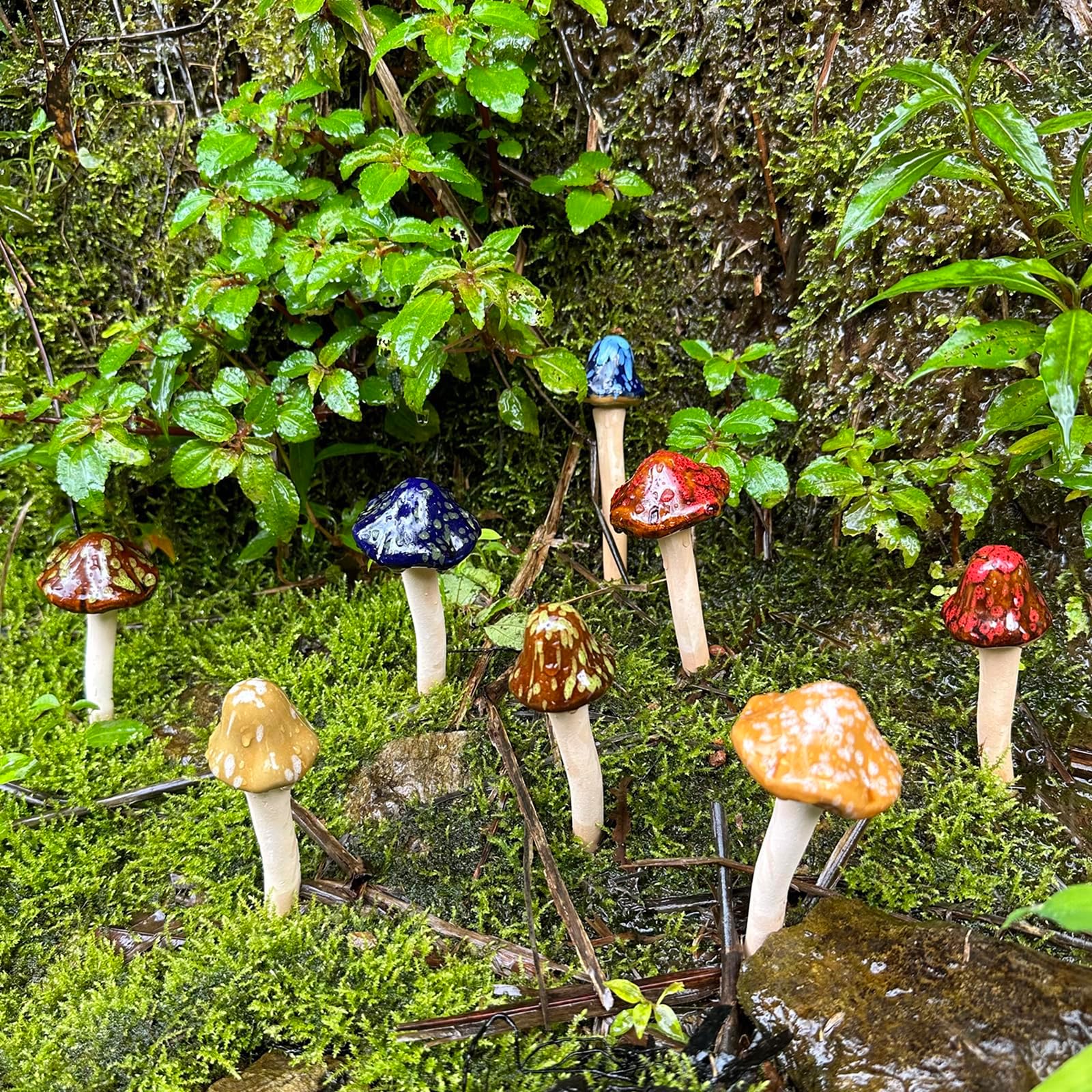 amazon-ceramic-mushroom-garden-decor-8-pieces-simulated