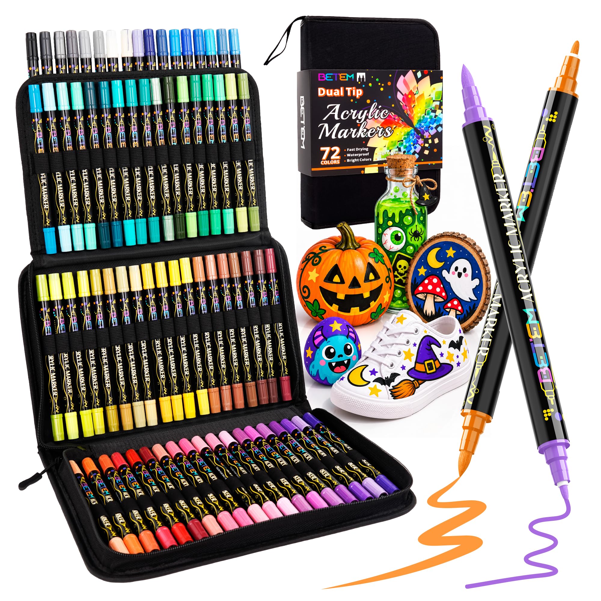 72 Colors Paint Markers