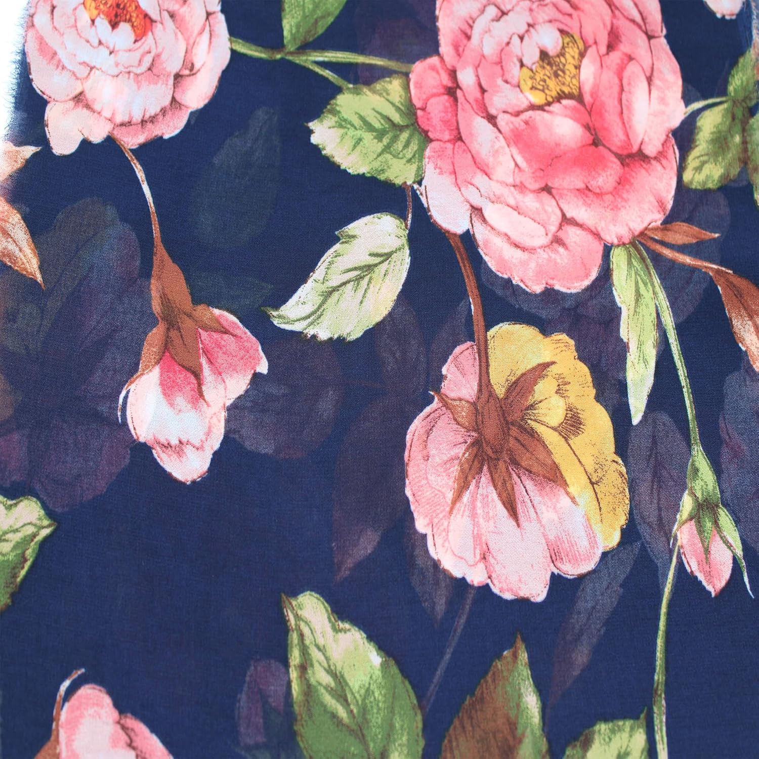 58" Wide Printed Hi Multi Chiffon Washed Fabric by The Yard - Soft Material - Apparel, Draperies, Headband, Accessories, Home Decoration, School & DIY Project
