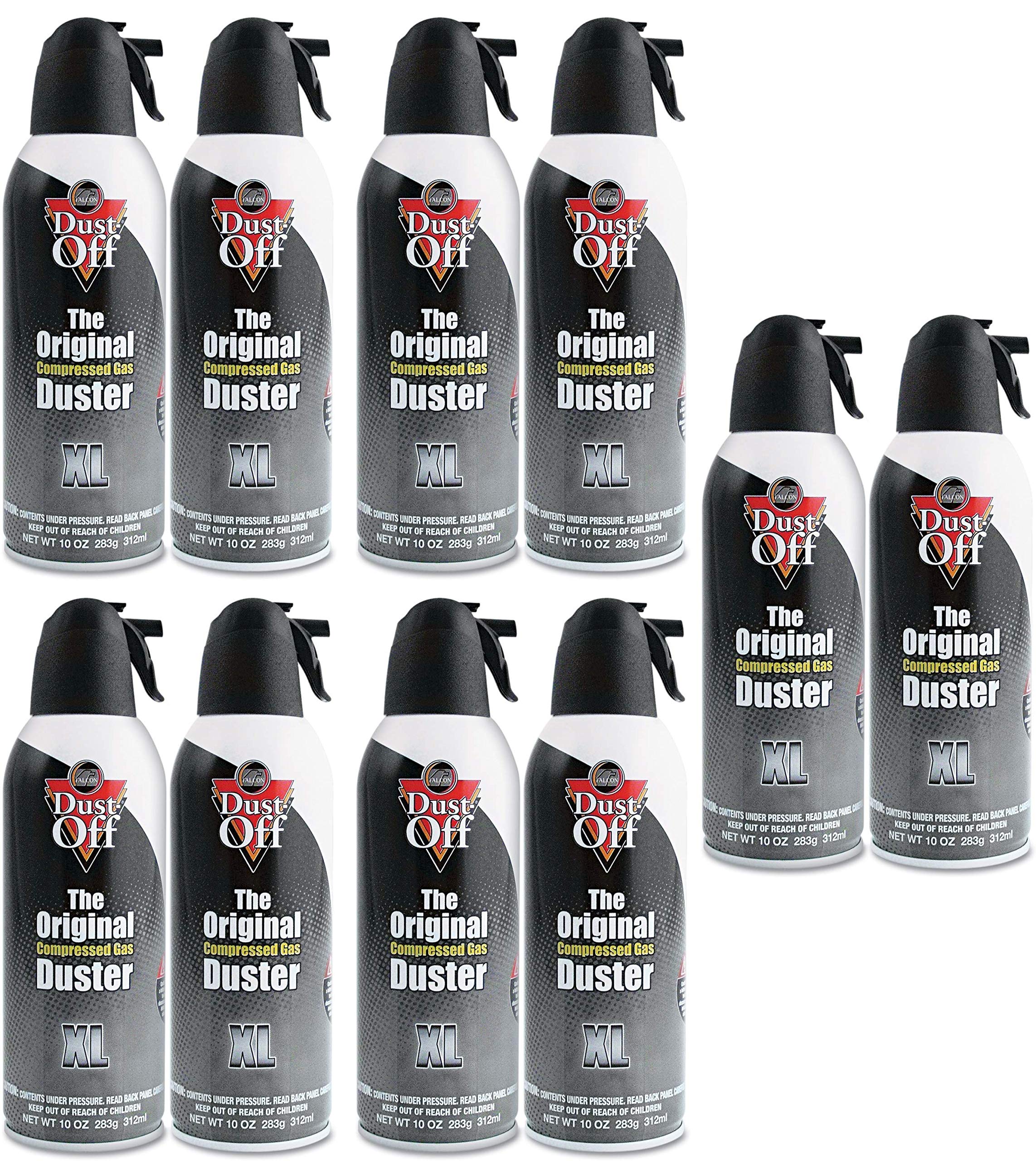 Dust-Off Disposable Compressed Gas Duster, 10 oz Cans, 2 Pack - 5 Pack