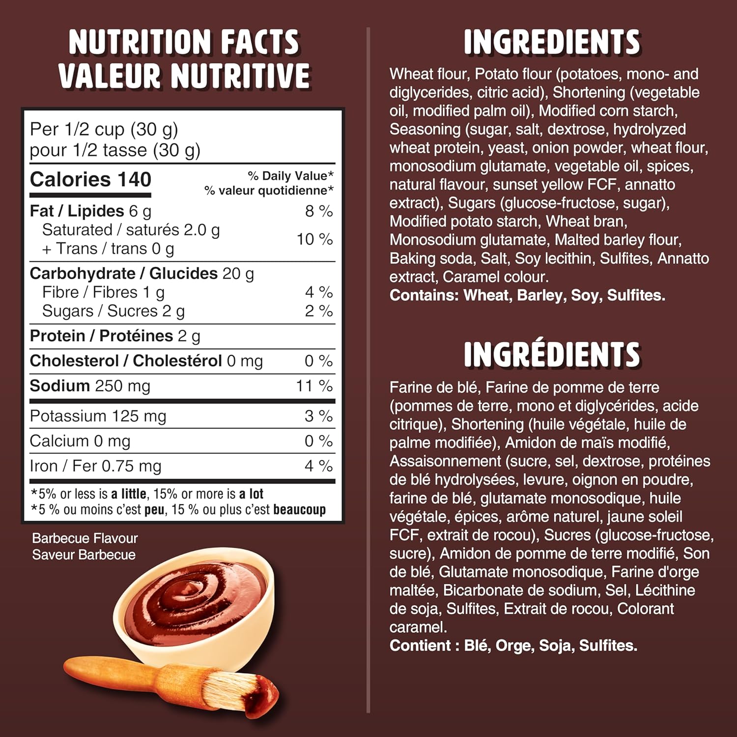 Christie Crispers, Barbecue Crackers, 145g/5.1 Ounce, (12 Pack) {Imported from Canada}