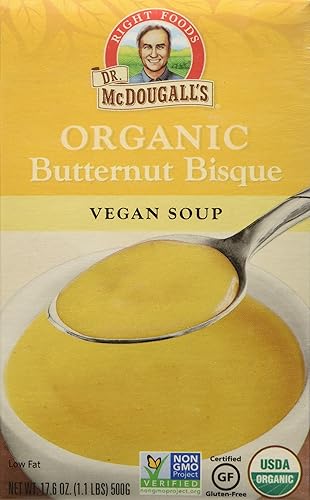 Dr. McDougall's - Sopa orgánica de verduras de jardín con bajo contenido de sodio, 17.6 onzas, 6 unidades