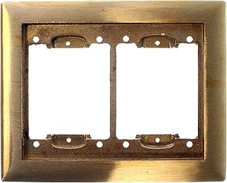 KINDORF P 64 2G CP 2 Gang Carpet PLT NPS PLG Brass