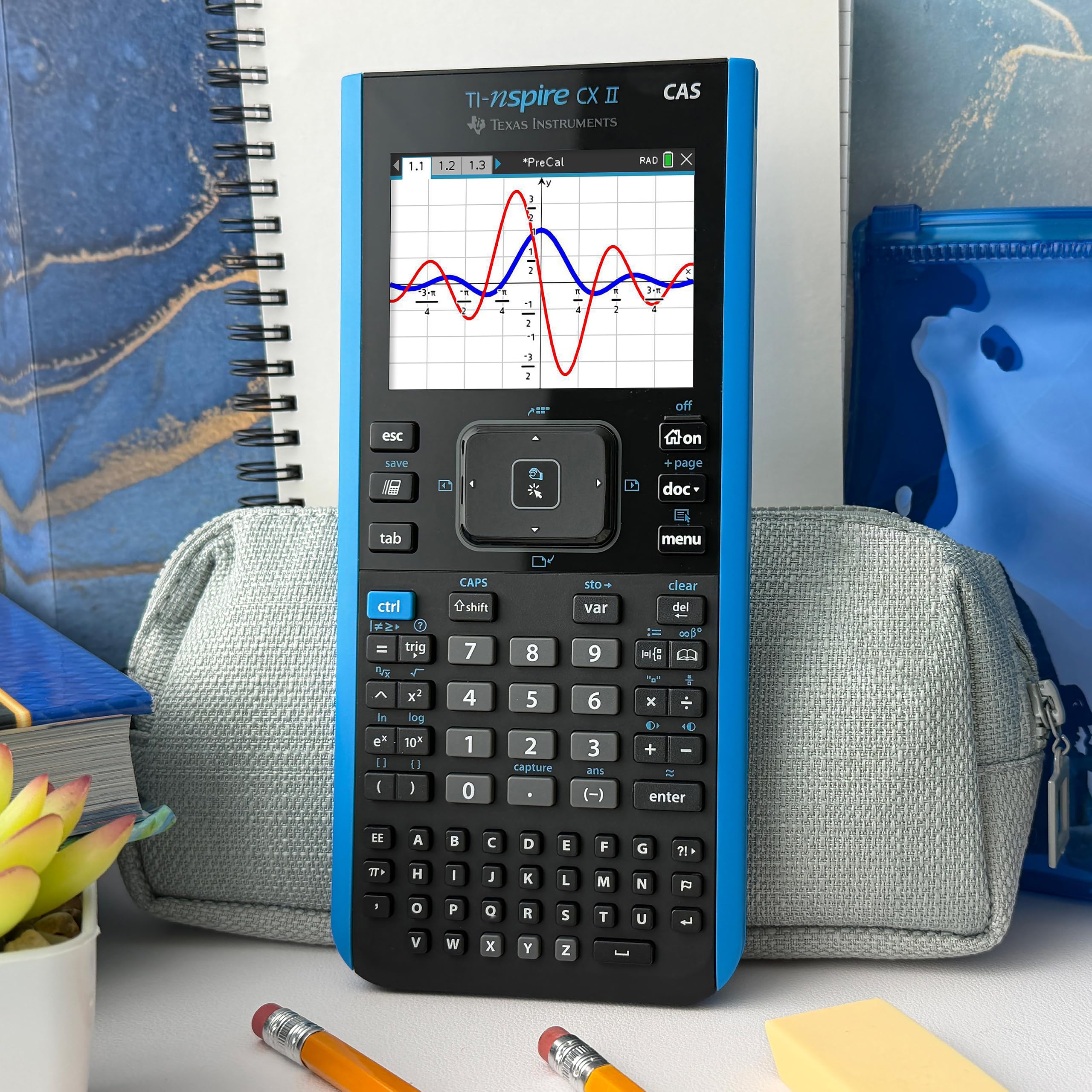 Texas Instruments TI-Nspire CX II CAS Color Graphing Calculator with Student Software PCMac product thumbnail 5