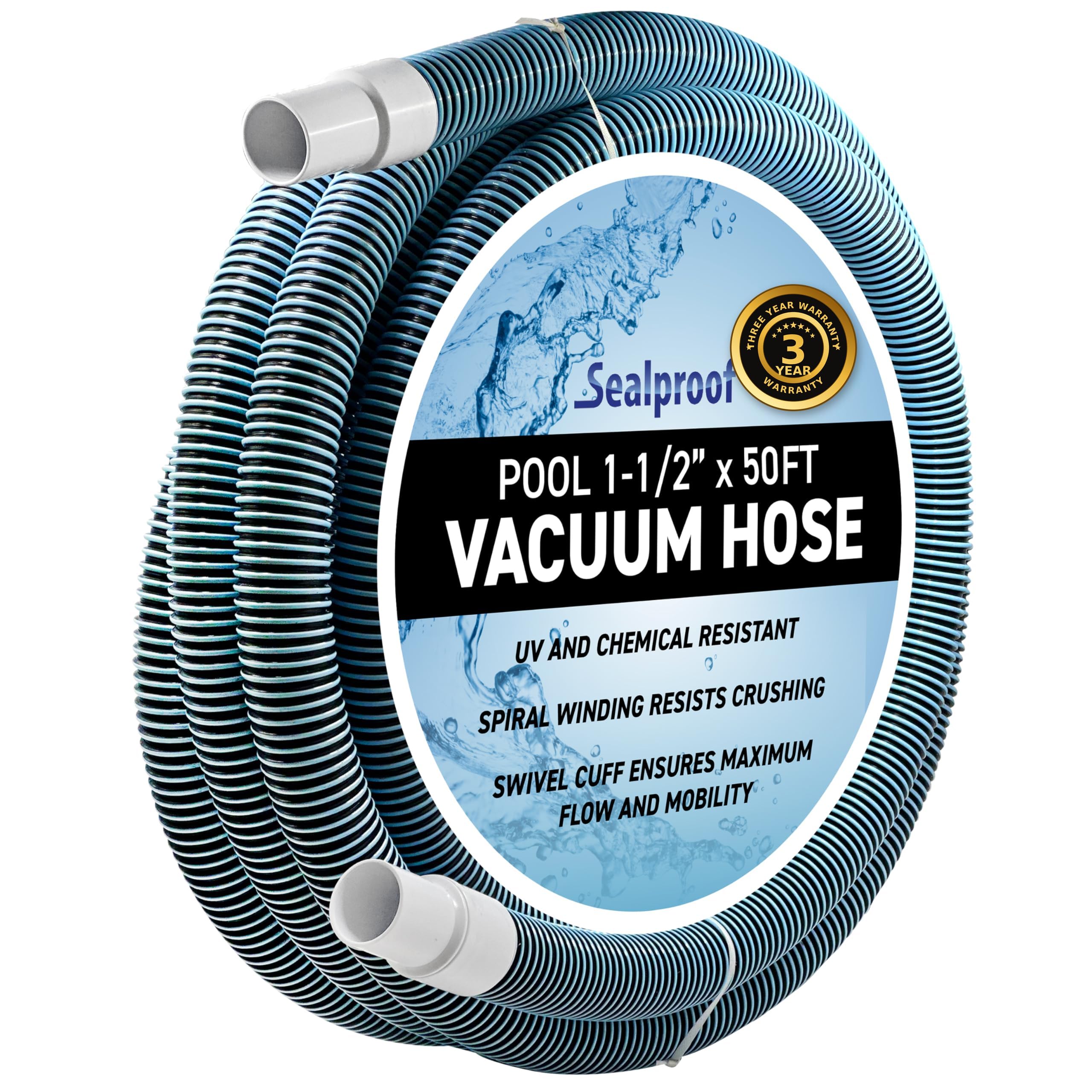 Sealproof Swimming Pool Vacuum Hose 50-Ft