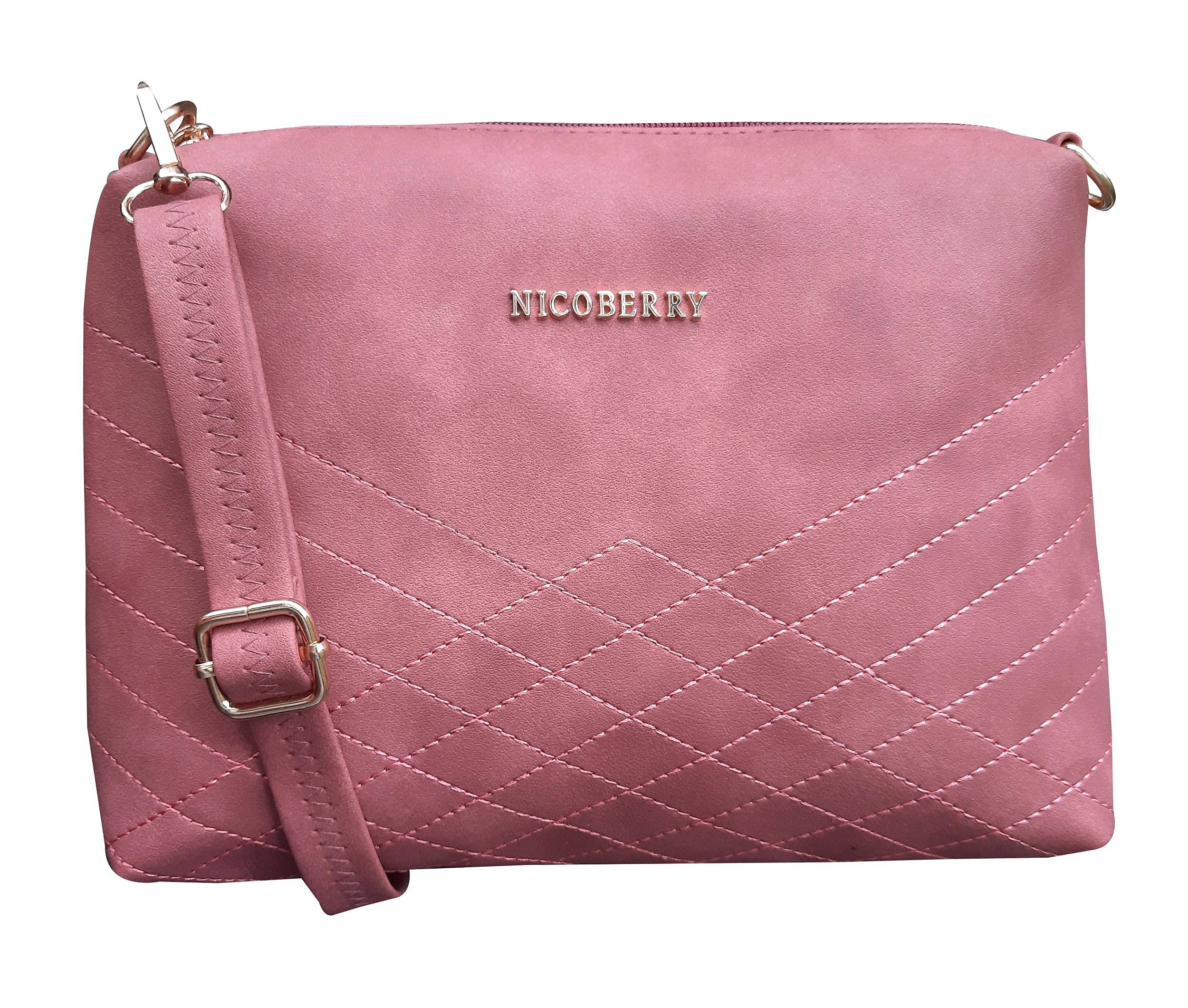 Nicoberry women,s slingbag (Pink)(n250) (B09CTY8F2F) Amazon Price History, Amazon Price Tracker