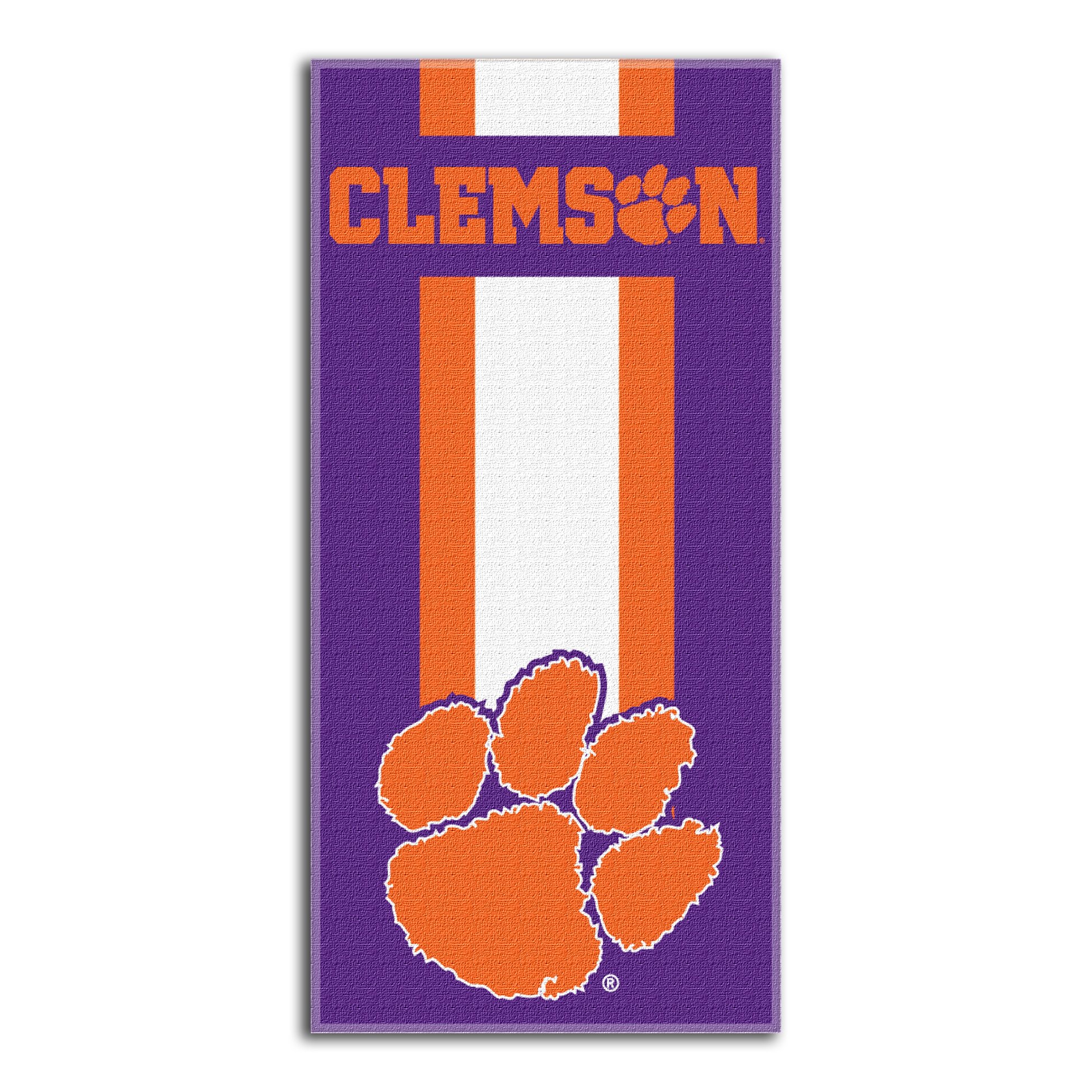 Northwest The Company Clemson Tigers Zone Read Beach Towel, 30" x 60"