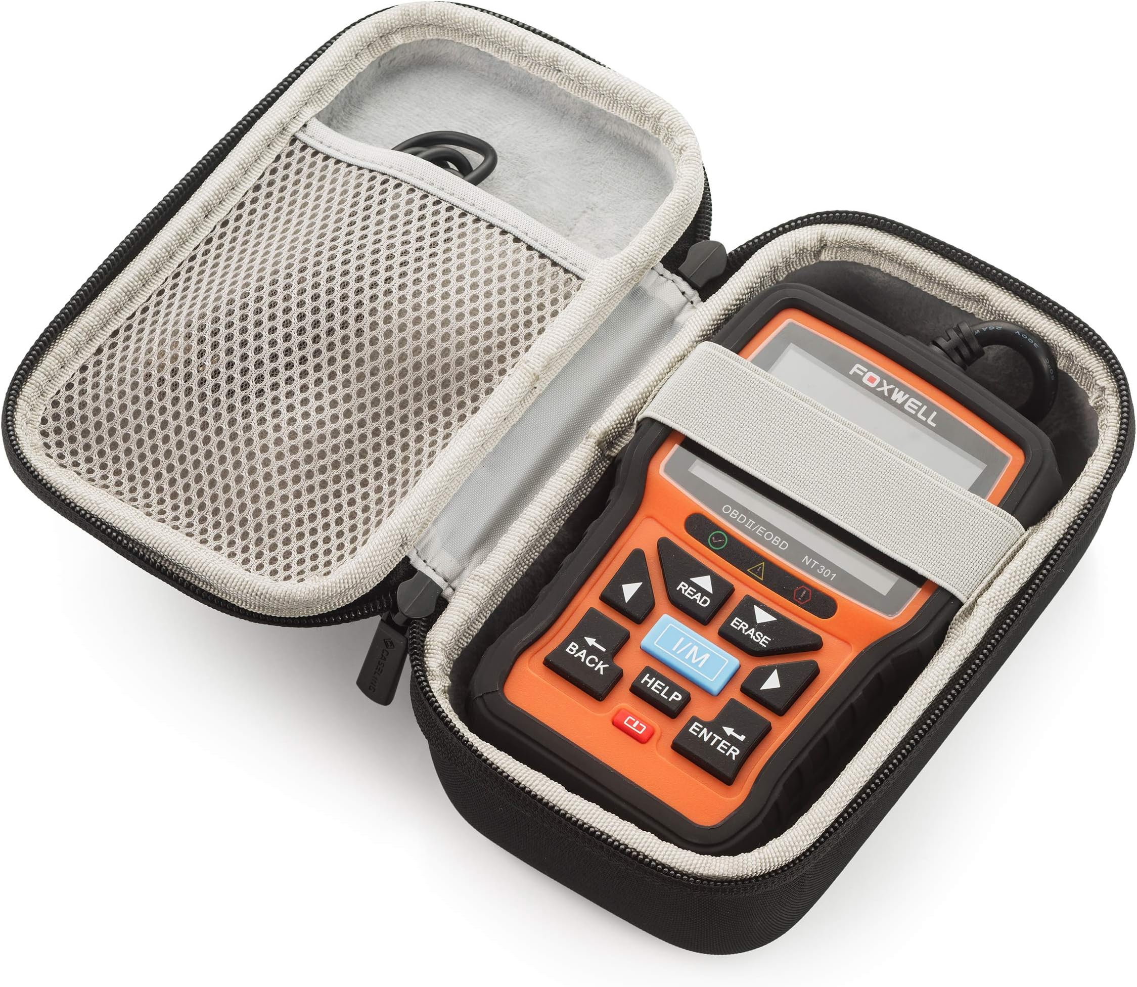 caselingHard Case Compatible with Foxwell NT301 Obd2 Scanner Professional Enhanced OBDII Diagnostic Code Reader Tool. (Case Only)
