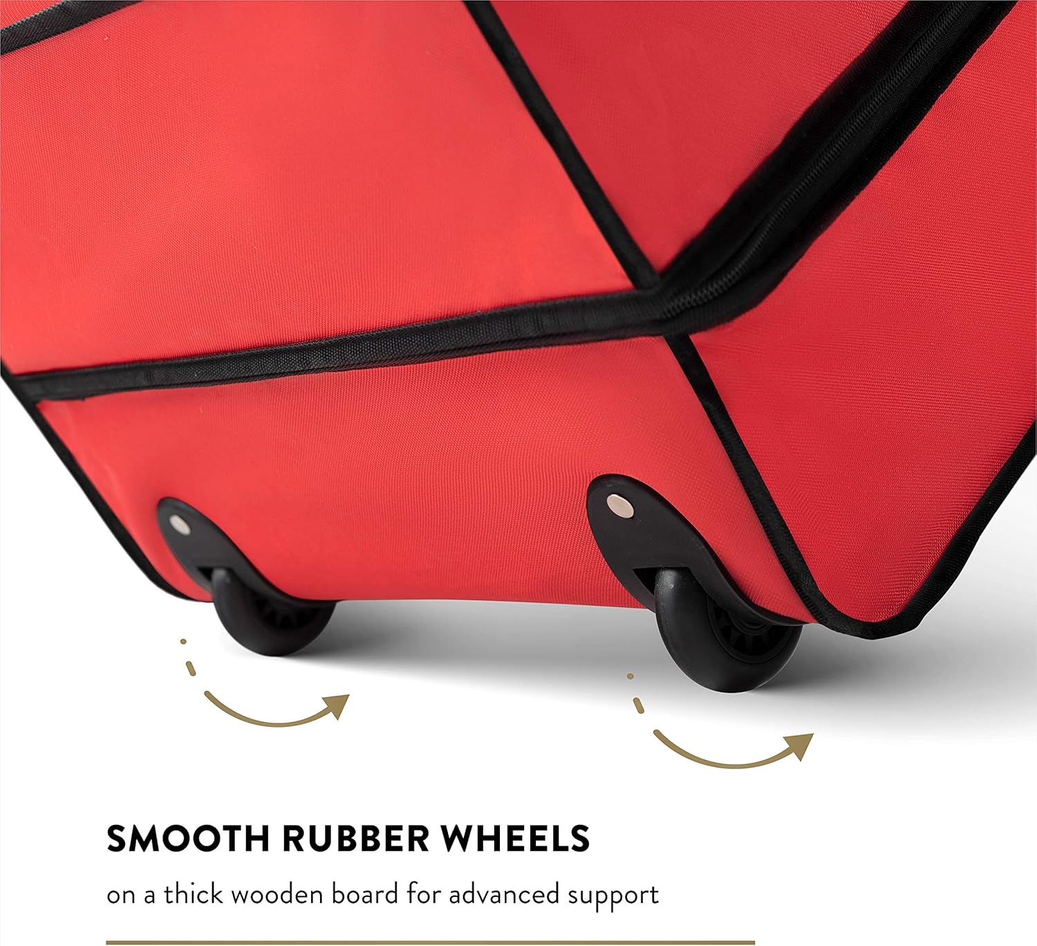 ZOBER Premium Multi-Featured Wrap and Accessory Storage and Organizer with Wheels, Mesh Pockets, Removable Bins, and Loops; X-Mas Decorations and Accessory Organizer with Compartments : Home & Kitchen