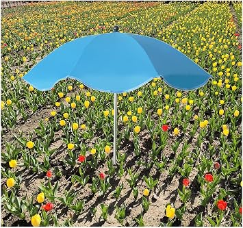 Plant Umbrella for Outdoor Plants Shade Upgraded Umbrellas Garden with Adjustable Angle Sun Potted Beds Shades Protection Waterproof Small PatioBlue