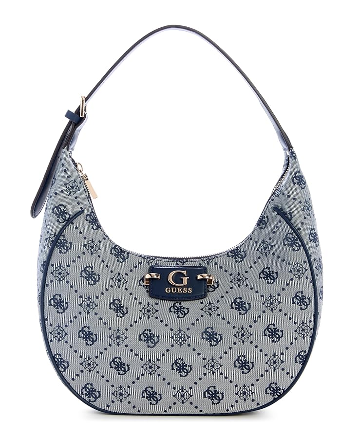 GUESS Neda Hobo Shoulder Bag, Navy Logo: Handbags: Amazon.com