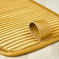 Vista 3 de KitchenAid Beacon - Juego de soportes antideslizantes de dos tonos, color amarillo majestuoso, 7 x 10 pulgadas, 2 piezas