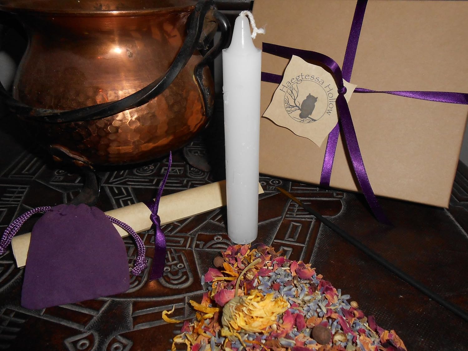 Brand: Haegtessa Hollow -- What You Will (TM) CUSTOM SPELL KIT - What Do You Need? - Love and Passion, Blessing, Peace, Joy, Health, Cleansing, Protection, Power, Wealth - YOUR CHOICE - Manufactured by CynCraft
