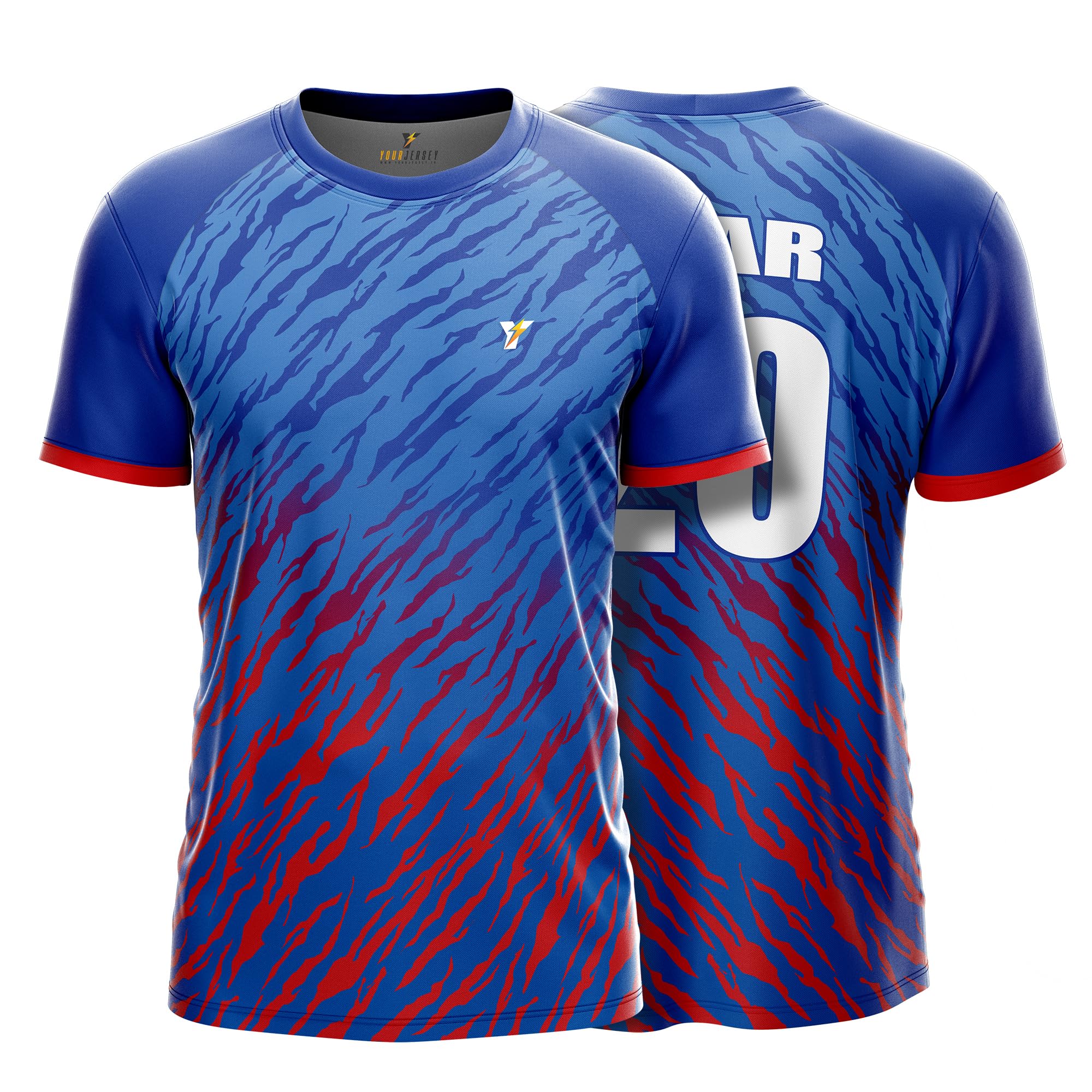 IPL Delhi Cricket Jersey 2026 with Custom Name & Number | Personalized IPL Style Cricket T-Shirt for Men, Women & Kids | AiroFab Breathable Fan Edition Sportswear | Sizes 2Y-4XL Blue-picture-25