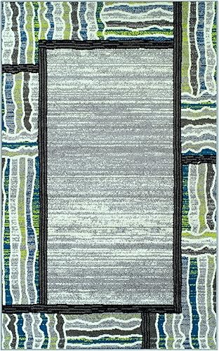 Miniatura 8 de Superior Arete Collection Alfombra de área de 0.236in de altura de pelo con respaldo de yute, alfombras asequibles y contemporáneas, diseño de