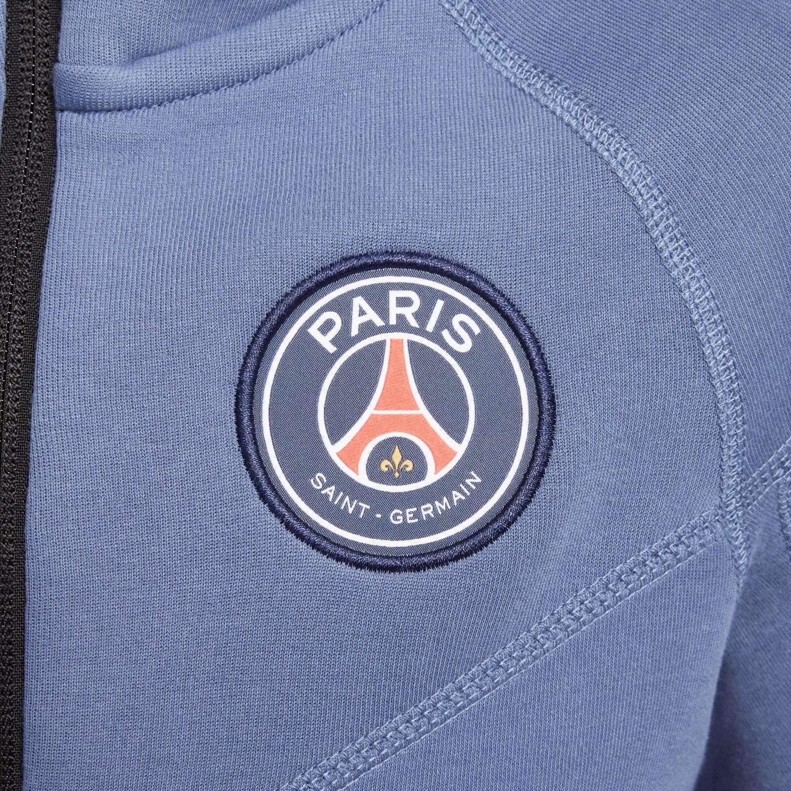 Paris Saint-Germain Tech Nike bluza z kapturem z polaru dla starszych dzieci (chłopców), HJ6510