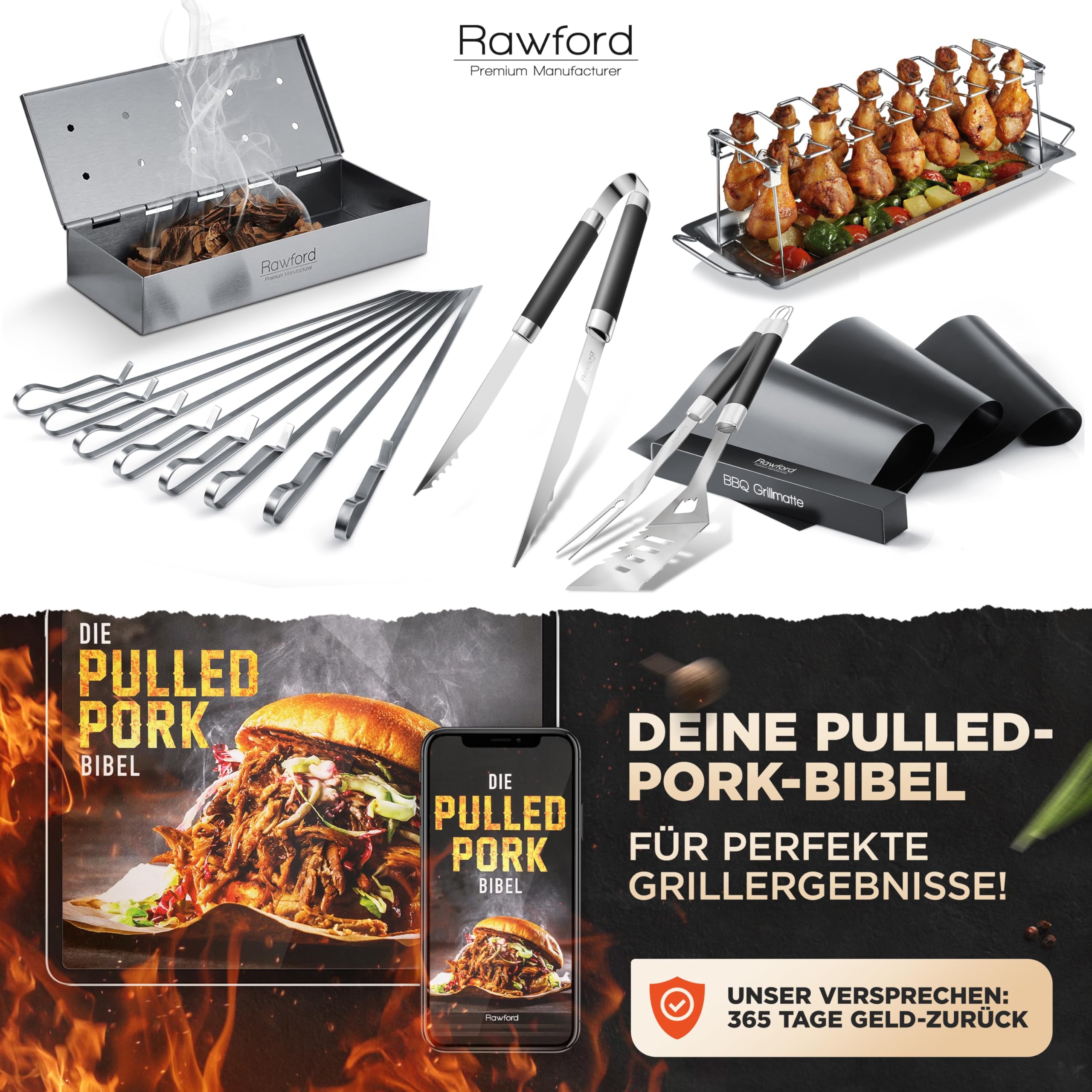 Stockbrot Spieße 100er Set - LFGB-geprüft (TÜV) - 90 cm Bambus - Ø 6mm Marshmallow Spieße Lagerfeuer, Stockbrot Stöcke, Grillspieße Lagerfeuer, Schaschlikspieße Holz, Steckerlfisch Holzspieße