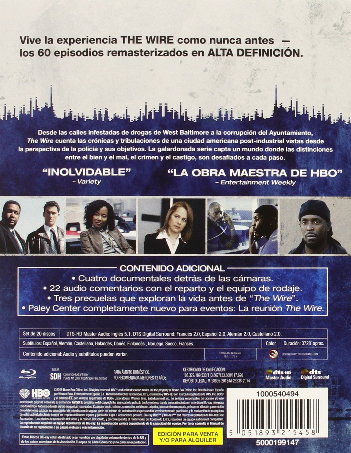 Pack The Wire Temporada 1-5 Blu-Ray [Blu-ray]