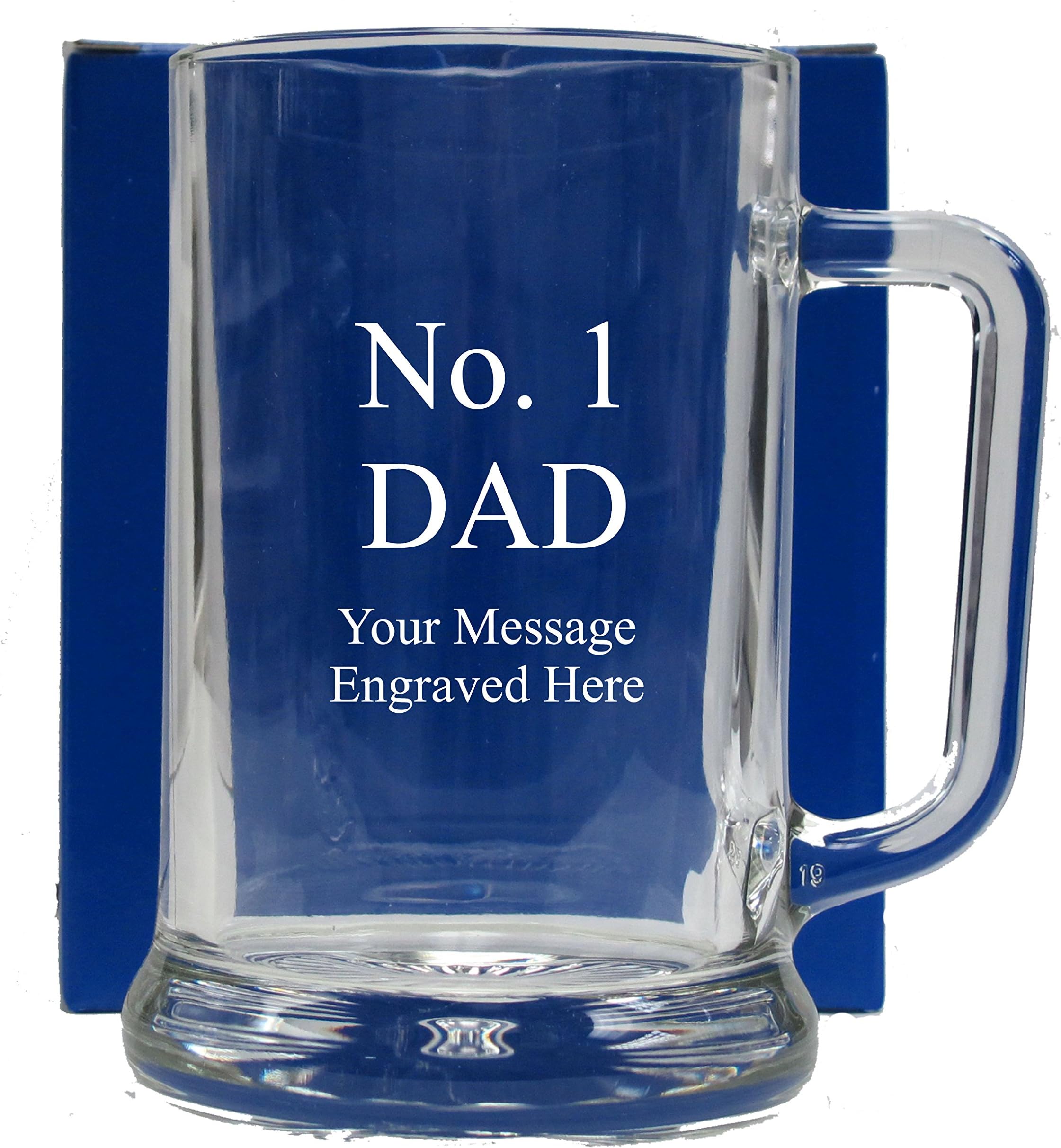 Glass Tankard No 1 DAD GT105