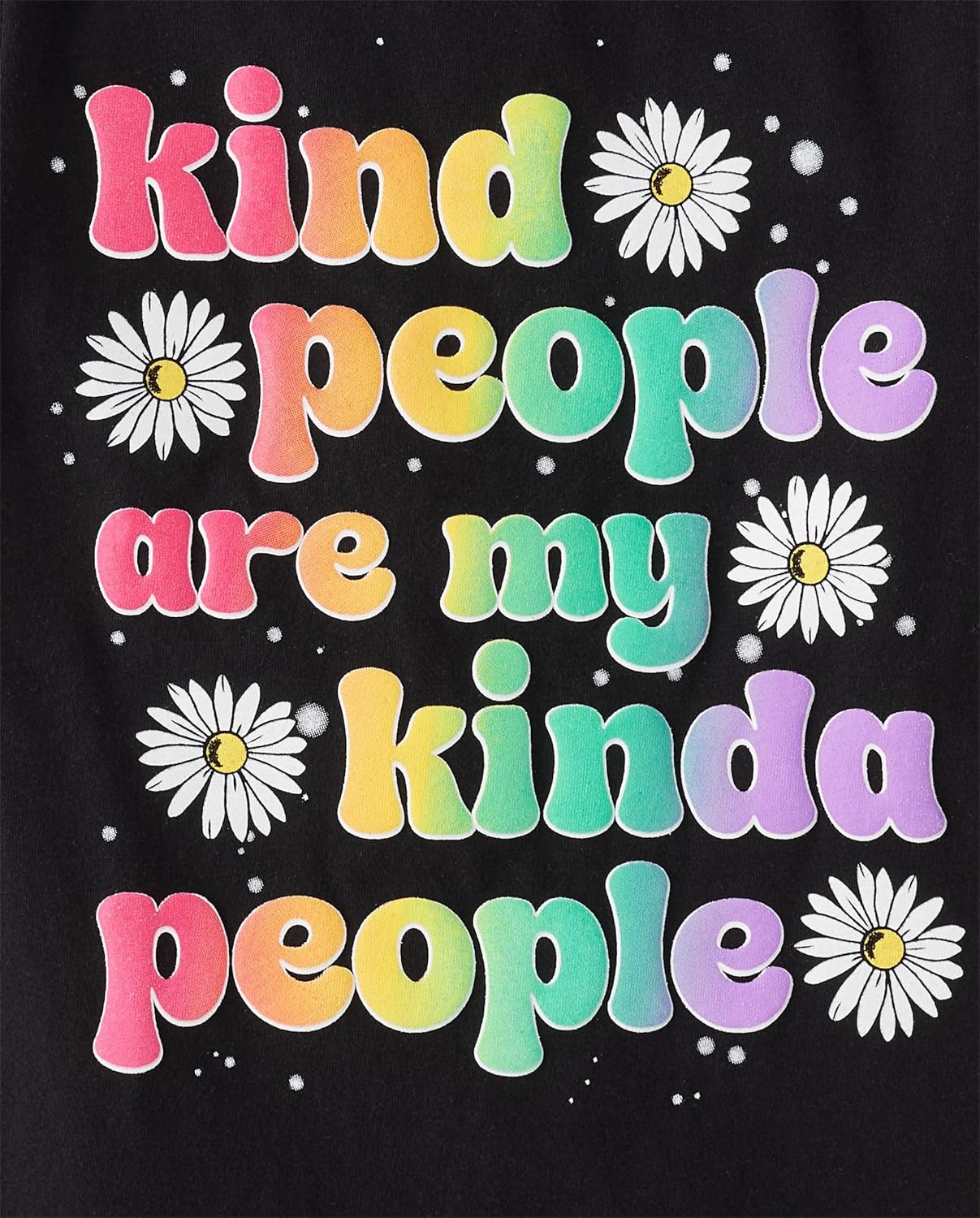 The Children's Place Girls' Trendy Icons Short Sleeve Graphic T-Shirts, Set of 5 7 The Children's Place Girls' Trendy Icons Short Sleeve Graphic T-Shirts, Set of 5 - Image 7