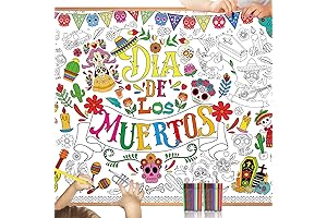 Celebrate the Day of the Dead with Colorful Artwork and Pens