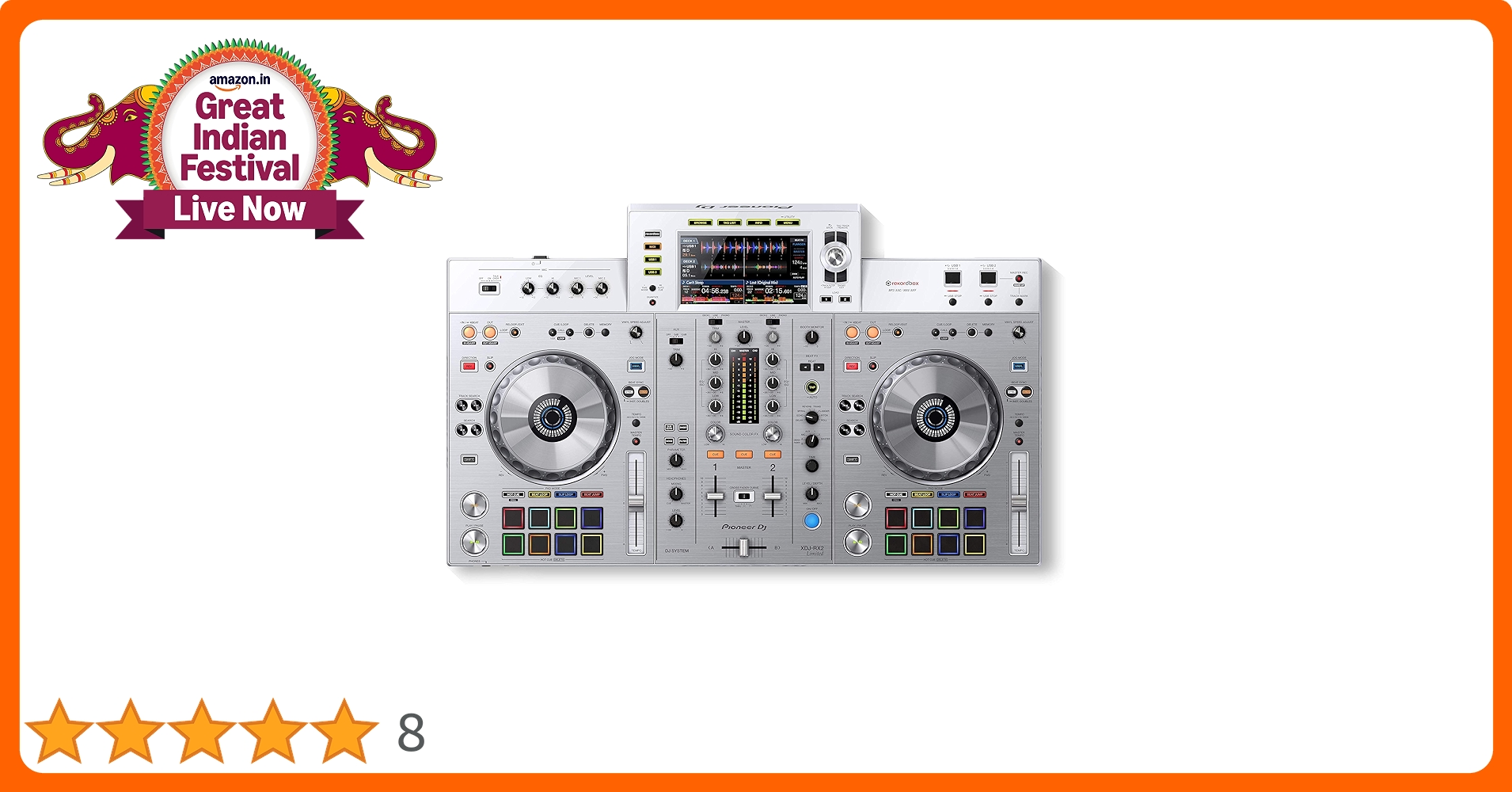 Pioneer XDJ-RX2 DJ System (White Limited Edition) : Amazon
