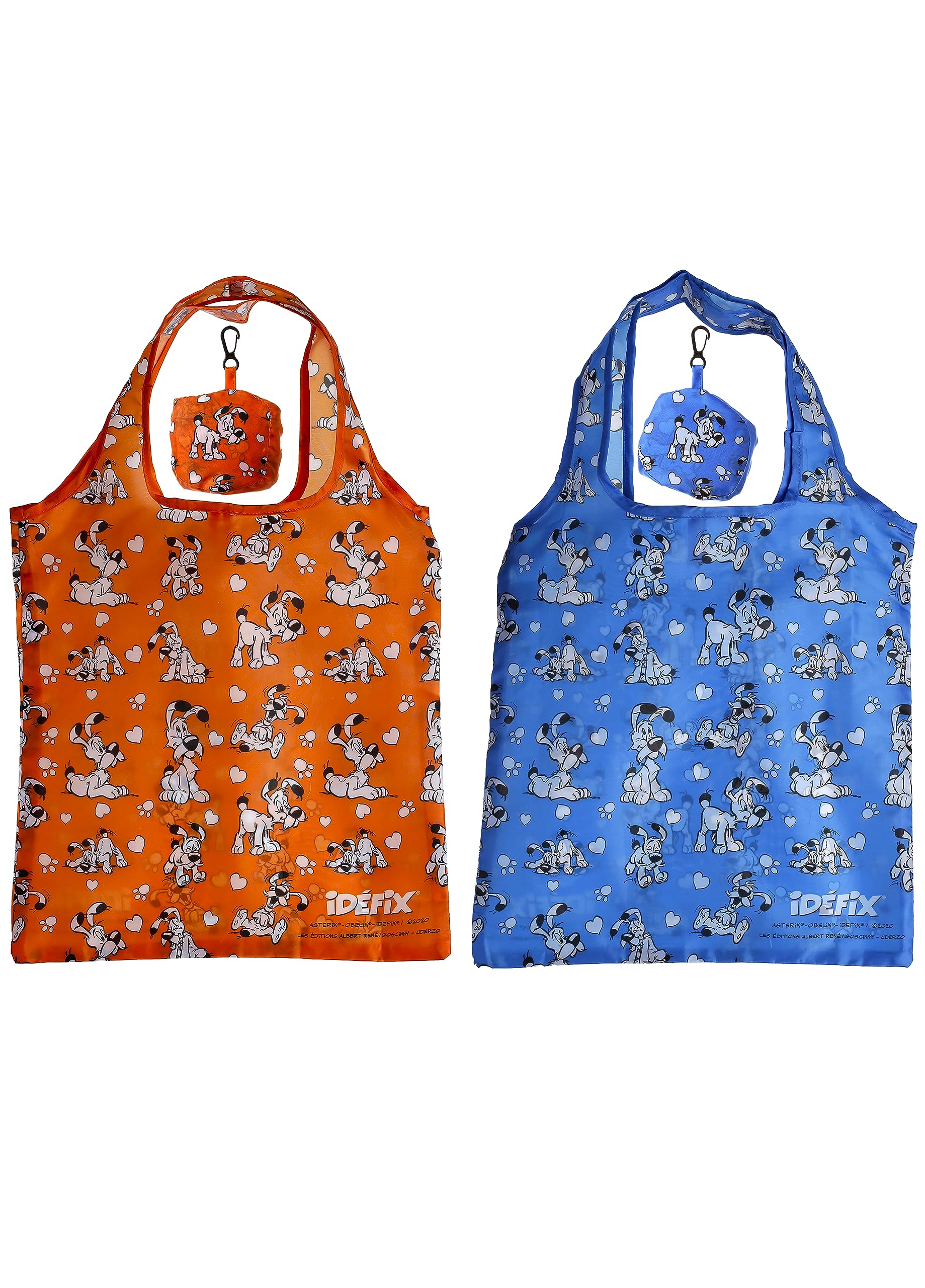 Puckator Reusable Shopping Bags, Multicoloured, único