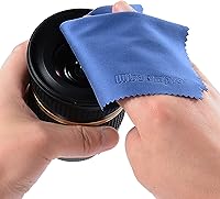 Vista 6 de Wisdompro Paquete de 8 paños de limpieza de microfibra de 6 x 7 pulgadas para lente de cámara, lentes, teléfono, iPhone, iPad, tableta, laptop, TV