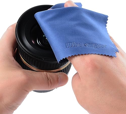 Miniatura 6 de Wisdompro Paquete de 8 paños de limpieza de microfibra de 6 x 7 pulgadas para lente de cámara, lentes, teléfono, iPhone, iPad, tableta, laptop, TV