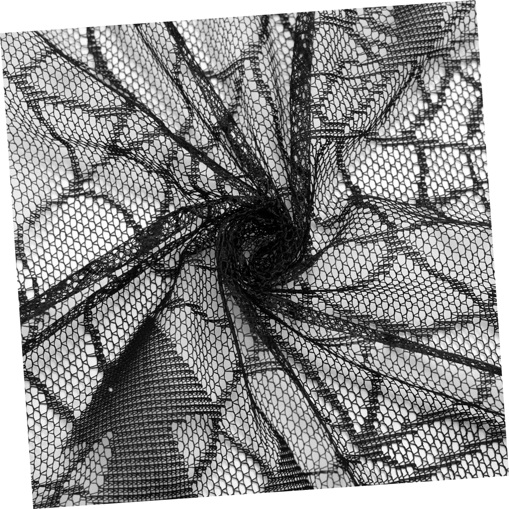 Cabilock 5 Pz Tovaglia Di Halloween Casa Delle Tartarughe Accessori Per Rettili Finta Ragnatela Piante Di Per Recinzione Luce Di Festa Decorazione Artificiale Gnomi Black Pizzo
