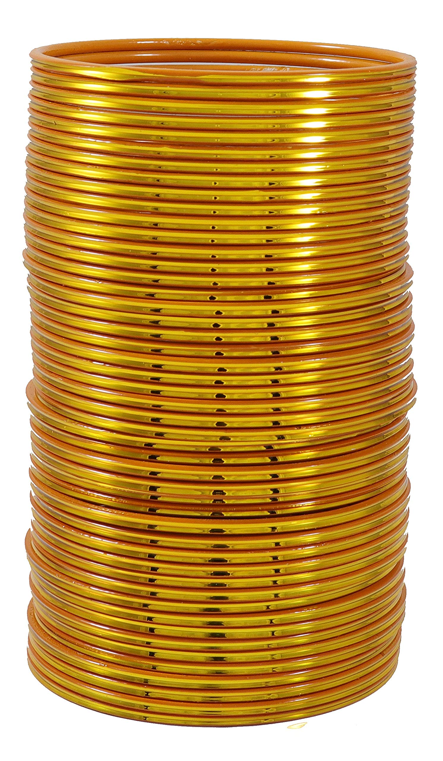 Plain Glossy Finished Bangle Set for Women, Pack of 48