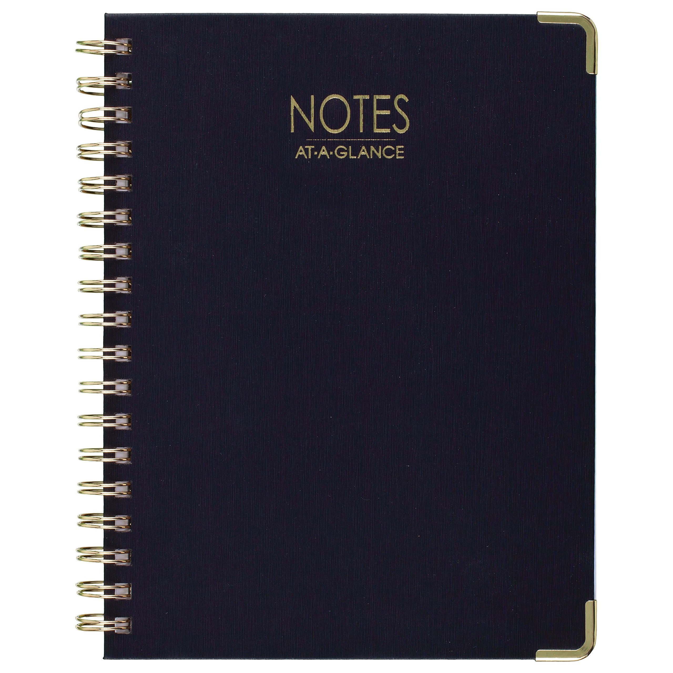 AT-A-GLANCENotebook, 6-1/2" x 9-1/2", Ruled, 80 Sheets, Harmony Collection, Track Goals and Wins, Blue (6099-406-20)