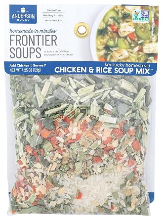 Frontier Soups, Soup Mix Chicken And Rice, 4.25 Ounce