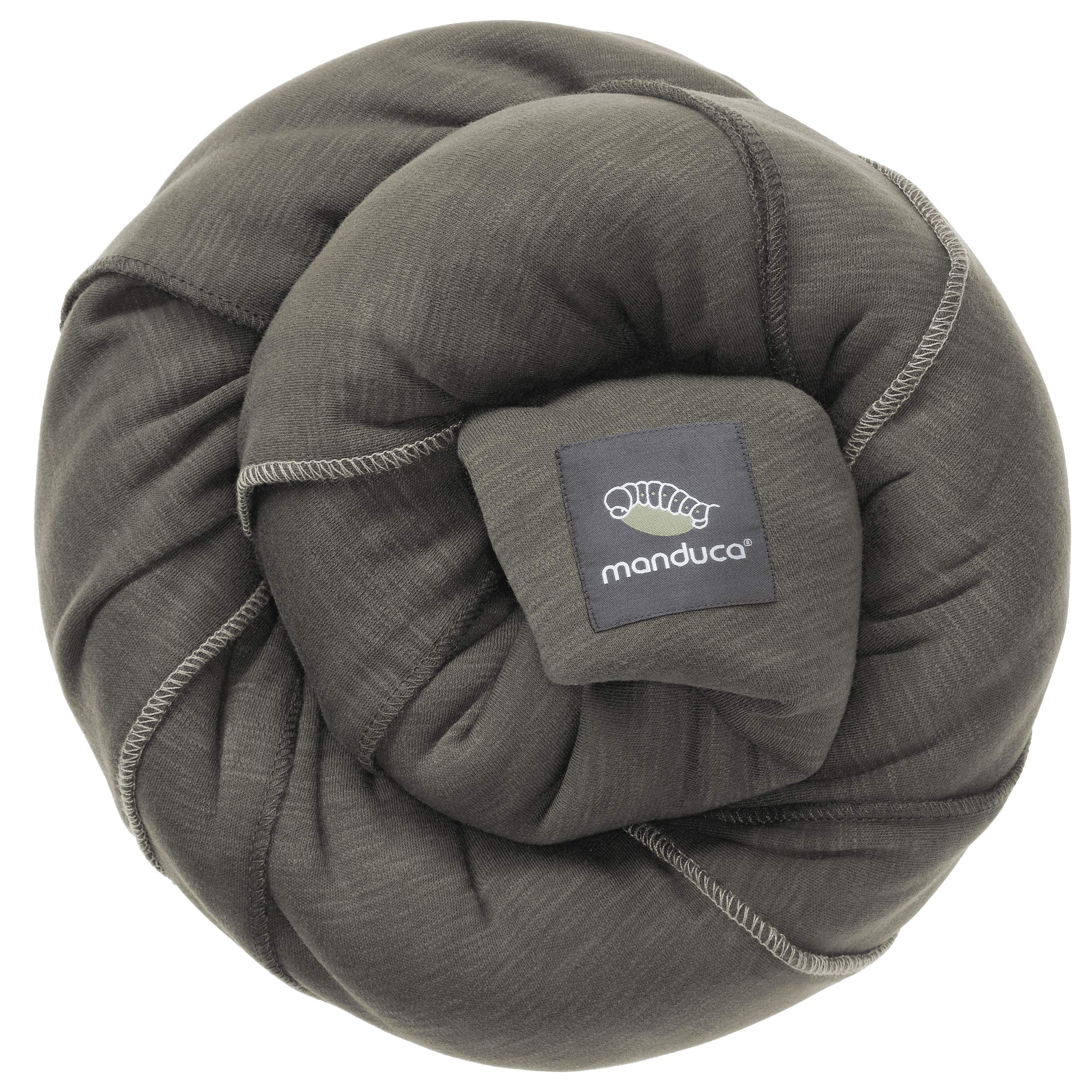 manducaSling > Olive < Elastic Baby Sling with GOTS Certificate 100% Organic Cotton 3 Binding Instructions (Belly Carrier, Cross Carrier, Hip Carrier) for Newborns and Babies from Birth