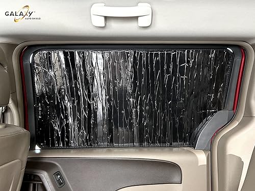 Miniatura 2 de Ventanas laterales traseras de 2 fila (2 unidades) Parasol para 2008 2009 2010 2011 2012 2013 2014 2015 2016 2017 2018 Chrysler Town & Country Town