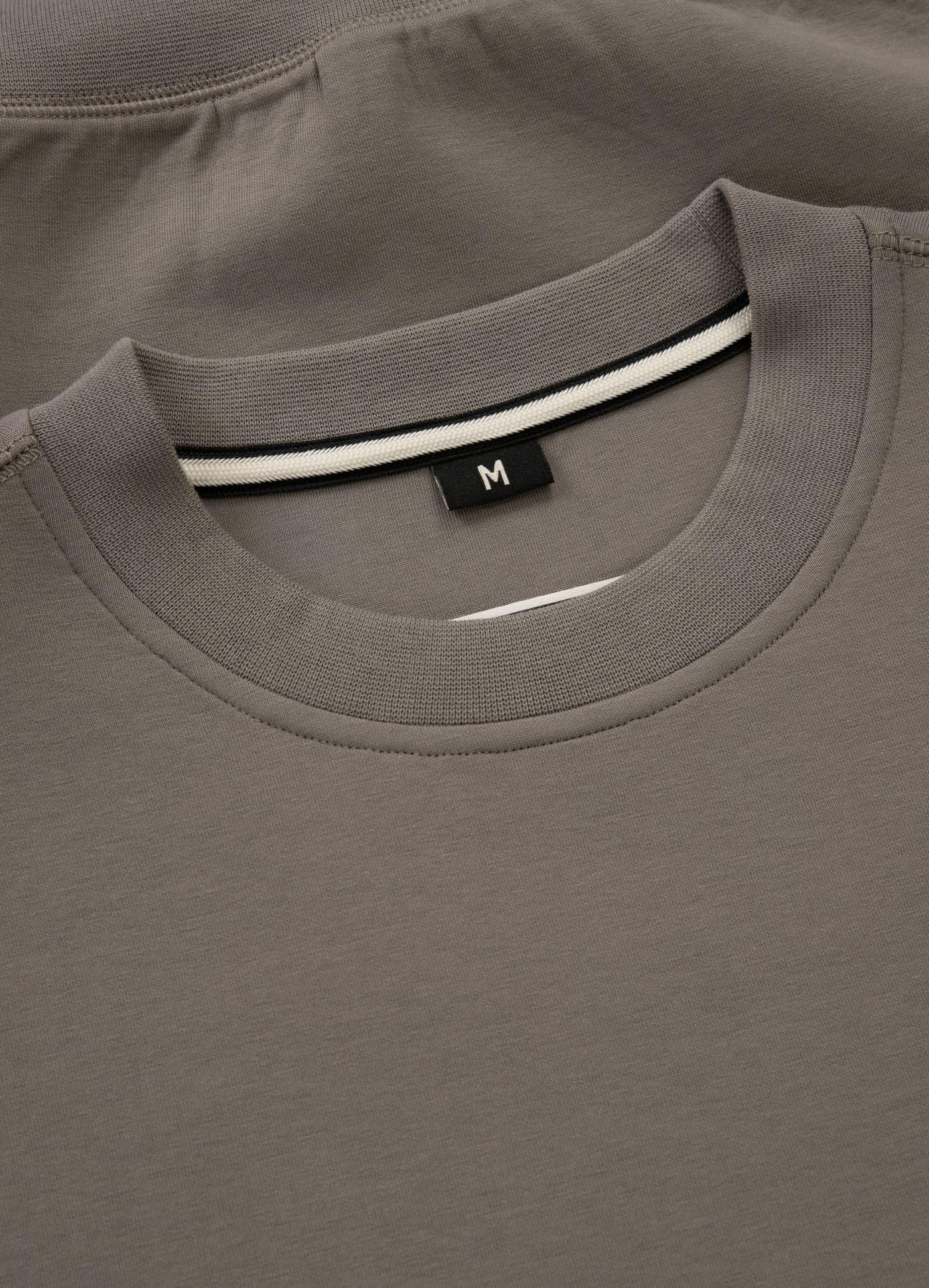 Pitbull Męska bluza podstawowa męska wygodna bluza Sampson casualowa bluza Crewncek sportowe bluzy M, jasnobrązowa, M, jasnobrązowy, M