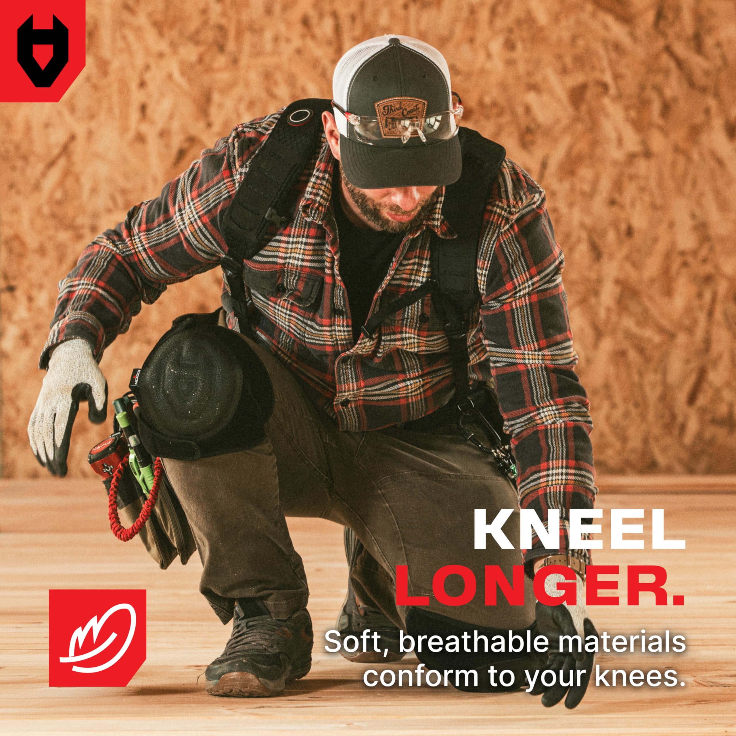 NoCry Gel Knee Pads - Gardening & Work Protection -9