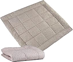 molis&co - Tappeto Gioco Bambini e Neonati 120x120x5cm - Tappeto Morbido Bambini - Tappeto Gioco Neonato Pieghevole, Reversibile e Lavabile - 100% Cotone (OEKO-TEX 100) - Peony