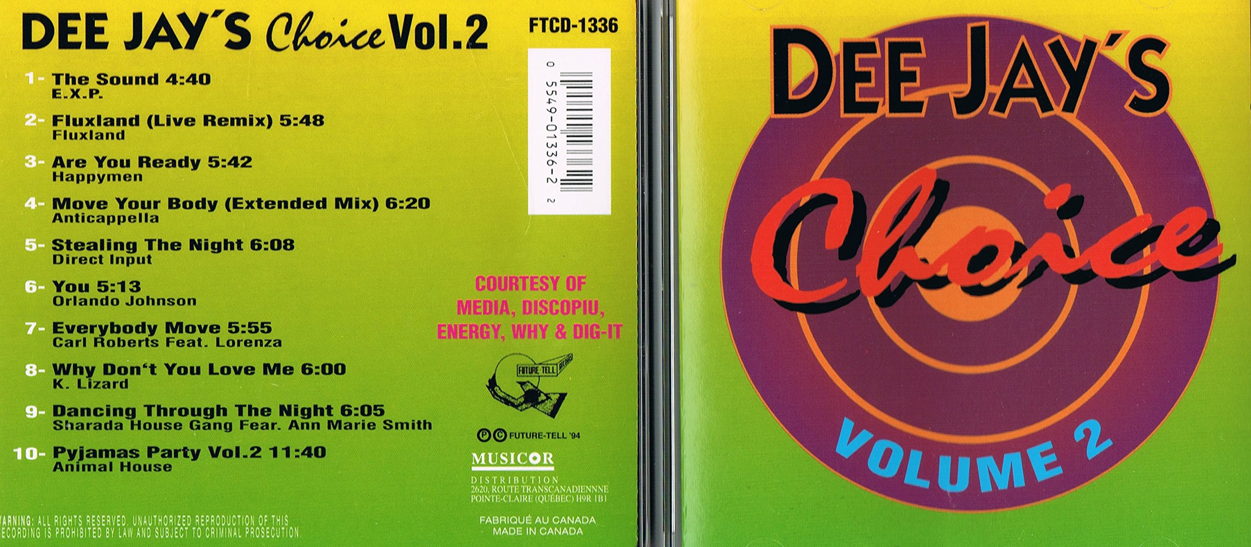 Dee Jay's Choice - Volume 2 [Audio CD]
