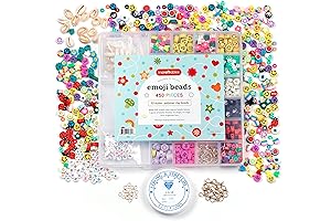 Incraftables Smiley Face Beads: Express Joy through Colorful Charms