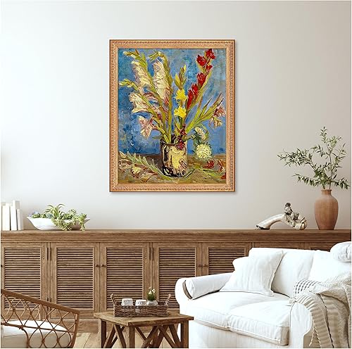 Miniatura 67 de A&T ARTWORK The Starry Night de Vincent Van Gogh. Tamaño del marco: 36 x 30 pulgadas, tamaño de la imagen: 30 x 24 pulgadas, reproducciones clásicas