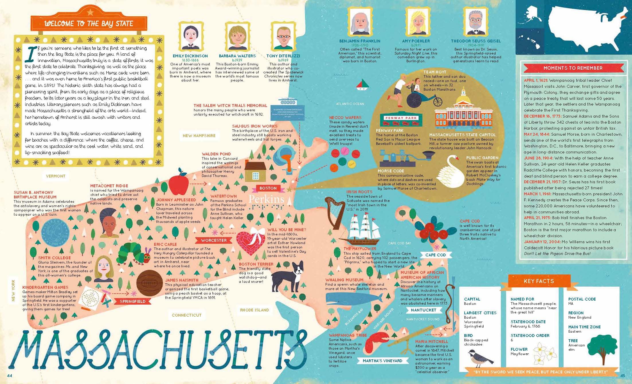 The 50 States: Explore the U.S.A. with 50 Fact-Filled Maps! [Lingua Inglese]